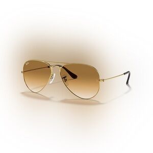 Ray-Ban Gold Aviator Gradient